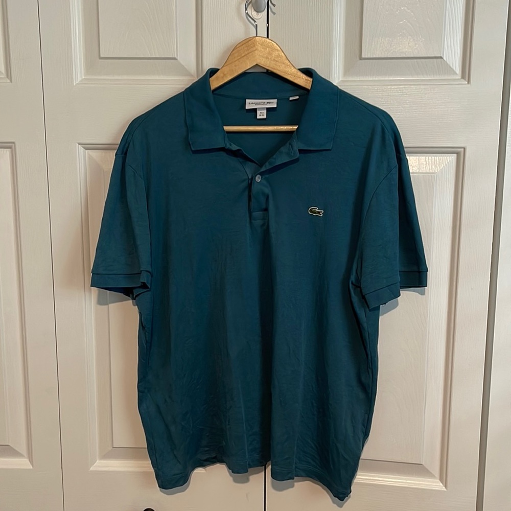 Lacoste blue polo